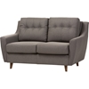 Mckenzie Upholstered Loveseat - Button Tufted, Gray - WI-BBT8022-LS-GRAY-XD45