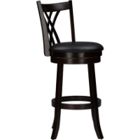 Bloomfield 29" Swivel Bar Stool - Dark Brown (Set of 2)