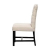 Pearsall Beige Linen Dining Chair - WI-BH-63101