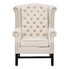 Sussex Beige Linen Club Chair - WI-BH-63102