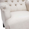 Joussard Beige Linen Club Chair - WI-BH-63108