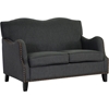 Penzance Linen Sofa Set - Dark Gray - WI-BH-63192-GRAY-LS-SF