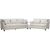Mckenna 2-Piece Linen Sofa Set - Beige - WI-BH-63801-BEIGE-LS-SF