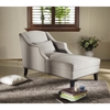 Asteria Linen Chaise Lounge - Gray - WI-BH-TY332-AC