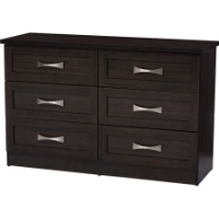 Colburn 6 Drawers Storage Dresser - Dark Brown