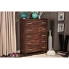 Maison Wood 5 Drawers Storage Chest - Brown - WI-BR888025-DIRTY-OAK