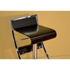 Mod Design Adjustable Swivel Bar Stool - Chrome, Brown Seat - WI-BS-322