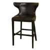 Grande Dark Brown Leather Bar Stool - WI-BS28650
