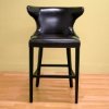Grande Dark Brown Leather Bar Stool - WI-BS28650