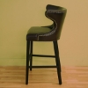Grande Dark Brown Leather Bar Stool - WI-BS28650