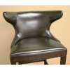Grande Dark Brown Leather Bar Stool - WI-BS28650