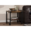 Gibson Square End Table - Brown, Black - WI-CA-1126-ET