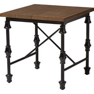 Julian Occasional Side Table - Brown, Black 
