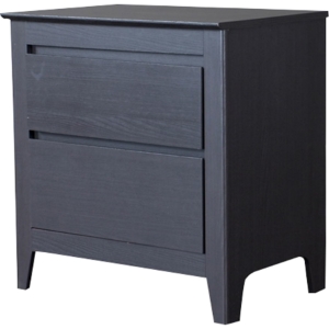 Carolina 2 Drawers Nightstand - Dark Brown 