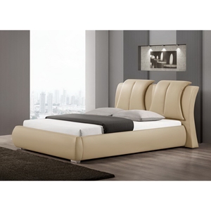 Malloy Queen Platform Bed - Taupe 