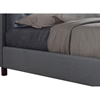 Fawner Fabric Upholstered Queen Bed - Gray - WI-CF8535-QUEEN-GRAY