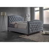 Fawner Fabric Upholstered Queen Bed - Gray - WI-CF8535-QUEEN-GRAY