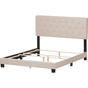 Cassandra Upholstered Bed - Button Tufted 