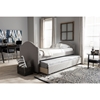 Alessia Upholstered Daybed - Guest Trundle Bed, Gray - WI-CF8751-GRAY-DAY-BED