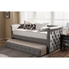 Alena Daybed with Trundle - Light Gray - WI-CF8825-LIGHT-GRAY-DAYBED