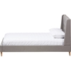 Adelaide Upholstered Platform Bed - Tufted, Winged Headboard - WI-CF8862-BED
