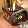 Colleen Glass Square Side Table - WI-CT-003