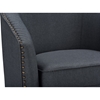 Porter Upholstered Swivel Tub Chair - Gray - WI-DB-182-GRAY