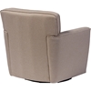 Canberra Fabric Upholstered Swivel Lounge Chair - Button Tufted, Beige - WI-DB-186-BEIGE
