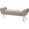 Emerson Linen Upholstered Ottoman Bench - Beige - WI-DB-195-BEIGE