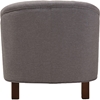 Jilian Upholstered Armchair - Button Tufted, Light Gray - WI-DB206-LIGHT-GRAY