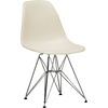 Azzo Plastic Side Chair - Beige (Set of 2) - WI-DC-231-BEIGE