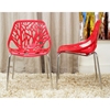 Birch Stackable Plastic Chair with Sapling Design - WI-DC-451-X