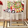 Fiore Floral Acrylic Chair - WI-DC-493-FABRIC