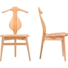 Granard Wood Dining Chair - Natural (Set of 2) - WI-DC-823-NATURAL