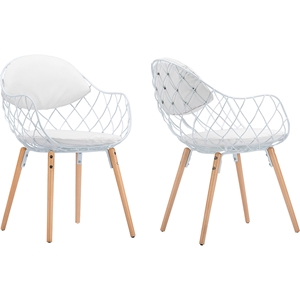 Siatka Dining Chair - White 