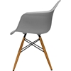 Pascal Plastic Shell Chair - Gray (Set of 2) - WI-DC-866-GRAY