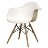 Pascal White Plastic Chair - WI-DC-866