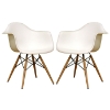 Pascal White Plastic Chair - WI-DC-866