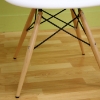 Pascal White Plastic Chair - WI-DC-866