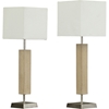 Esquina Lamp Set - White, Light Brown - WI-DEK43MG-GN