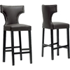 Hafley Bar Stool - Nailheads, Brown (Set of 2) - WI-DO6091-BROWN-BS