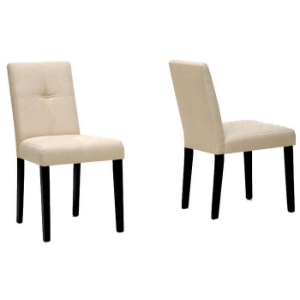 Elsa Beige Fabric Dining Chair 