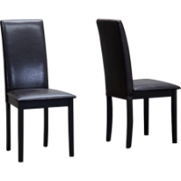 Fallabella Dining Chair - Dark Brown (Set of 2)