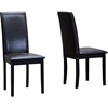 Fallabella Dining Chair - Dark Brown (Set of 2) - WI-FALLABELLA-CHAIR