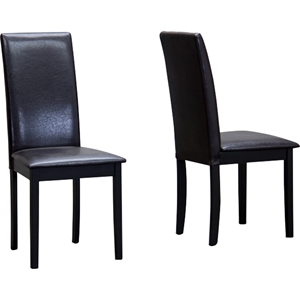 Fallabella Dining Chair - Dark Brown (Set of 2) 