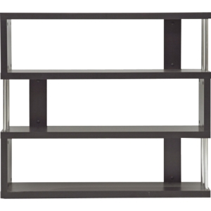 Barnes 3 Shelves Bookcase - Dark Brown 