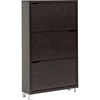 Simms 3 Tiers Shoe Cabinet - Dark Brown - WI-FP-3OUSH-CAPPUCINO