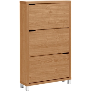 Simms 3 Tiers Shoe Cabinet - Maple 