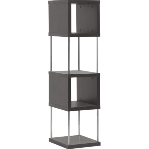 Murillo Display Shelf Tower - Dark Brown 