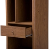 Ellingham 1 Drawer Sideboard Storage Cabinet Bookcase - Walnut Brown - WI-FP-6785-WALNUT
